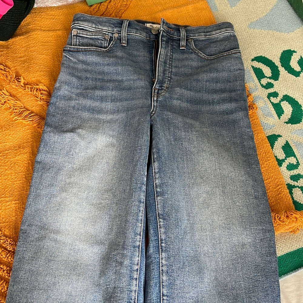 Madewell Slim Wide Leg Crop Jean
